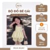 Set Hai Dây Phối Nơ Quả Bông – Xinh Xắn, Mát Mẻ Cho Ngày Hè Năng Động