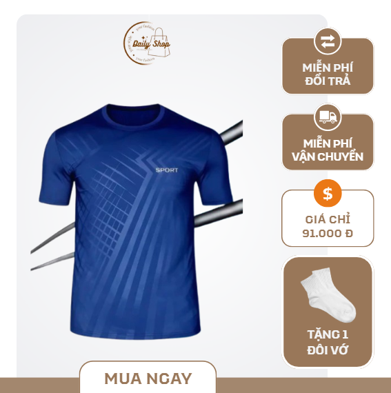 Áo thun thể thao nam - Ảnh 2