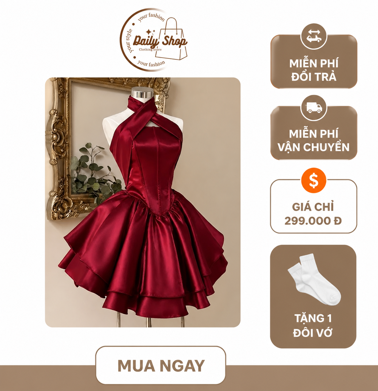Thời Trang Dự Tiệc Nữ 2026 Cháy Hàng Nhất